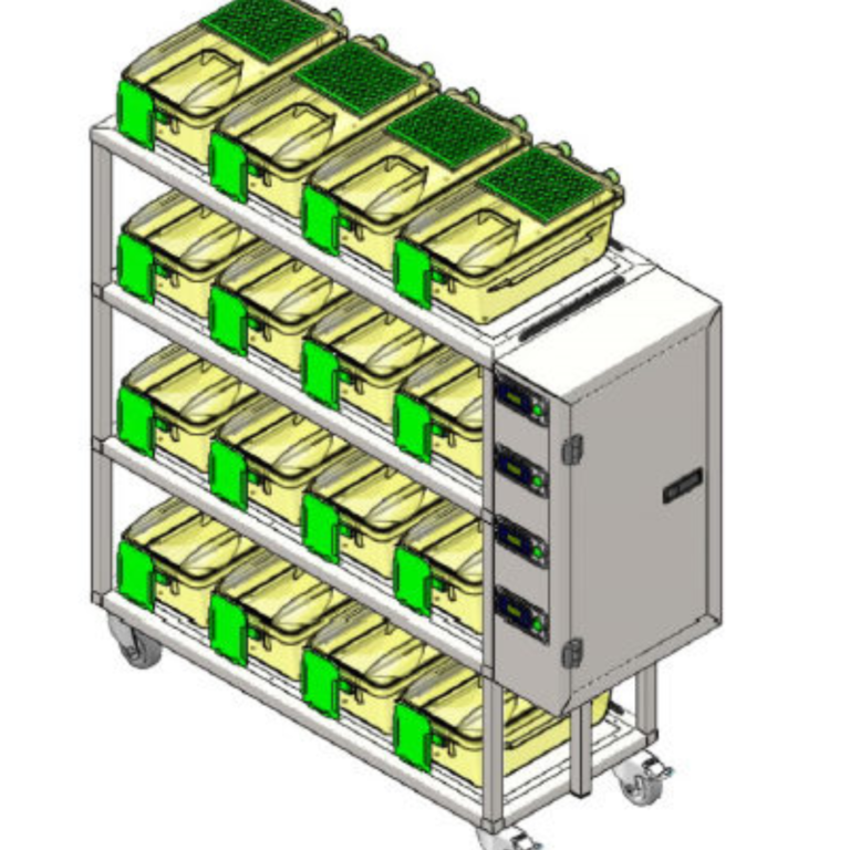 Heated Cage Trolley Vet Tech
